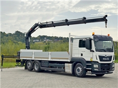 MAN TGS 26.460  SKRZYNIA 7,25 m  HIAB X HIDUO 18