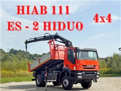 Iveco TRAKKER 190T36  WYWROTKA 3,70 m HIAB 111 E