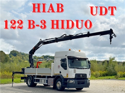 Renault C 430  SKRZYNIA 5,00 m  HIAB 122 B-3 HID