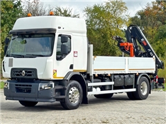 Renault C 430  SKRZYNIA 5,00 m  HIAB 122 B-3 HID