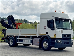 Renault C 430  SKRZYNIA 5,00 m  HIAB 122 B-3 HID