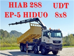 MAN TGS 32.510 WYWROTKA 5,10m  HIAB 288 EP - 5 H