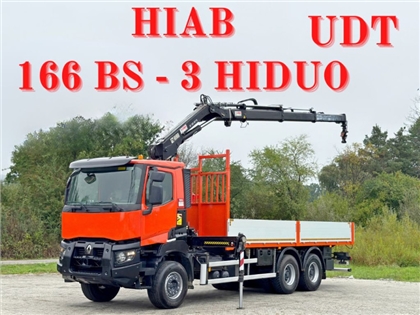 Renault K 380  SKRZYNIA 6,75 m  HIAB 166 BS - 3