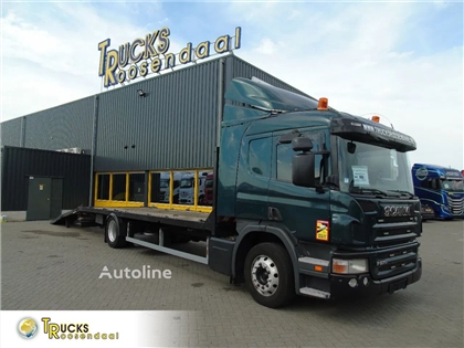 Scania P 270 + manual + hydrolic ramps + WINCH