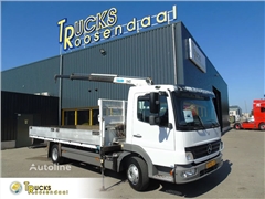 Mercedes Atego Ciężarówka burtowa Mercedes-Benz Atego 816 + 4ton crane + NICE TRUCK