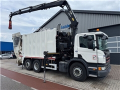 Śmieciarka Scania P360 6x2, HIAB 188 E-3, SEMAT Ev