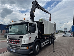 Śmieciarka Scania P360 6x2, HIAB 188 E-3, SEMAT Ev