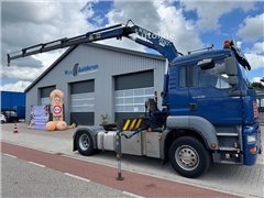 MAN TGA 18.310, Crane Pesci SE155N/4, Manual Kran, Gru