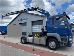MAN TGA 18.310, Crane Pesci SE155N/4, Manual Kran, Gru