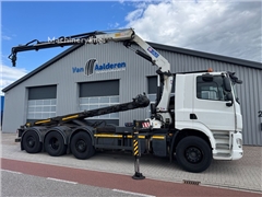Uszkodzony żuraw samojezdny DAF CF410 FAQ HMF 2620