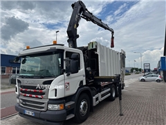 Śmieciarka Scania P360 6x2, HIAB 188 E-3, SEMAT Ev