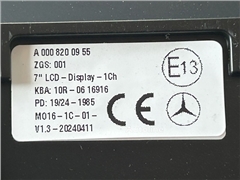 Monitor Mercedes-Benz ATEGO A00082009555 do ciężar