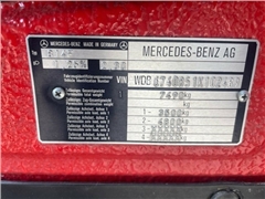 Samochód pożarniczy Mercedes-Benz 814 4x2 Feuerweh