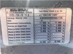 Przyczepa do przewozu sprzętu budowlanego Müller-M