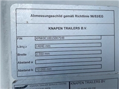 Naczepa wywrotka Knapen Trailers KNAPEN K100 Schub