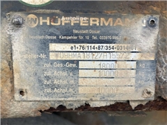 Przyczepa do przewozu kontenerów Hüffermann ASK