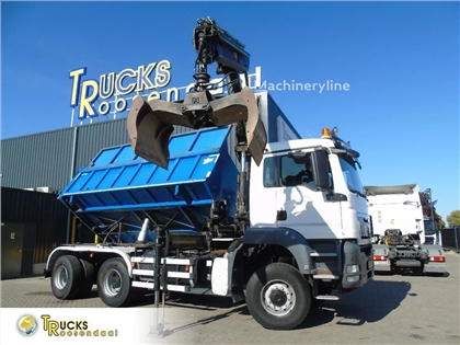 Żuraw samojezdny MAN TGS 26.400 + 6x6 + HIAB 166 E