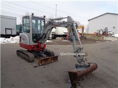 Minikoparka Takeuchi TB 225 Powertilt Löffel Taklo