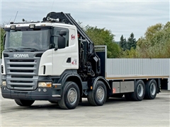 SCANIA R 620  PLATFORMA 6,45 m  HIAB 600 E - 9 +