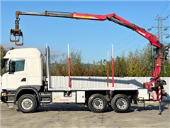 SCANIA G 490  DO TRANSPORTU DREWNA  PENZ 12Z8.70