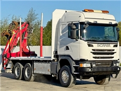 SCANIA G 490  DO TRANSPORTU DREWNA  PENZ 12Z8.70