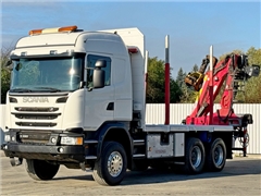SCANIA G 490  DO TRANSPORTU DREWNA  PENZ 12Z8.70