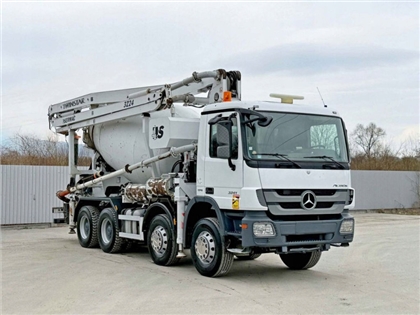 Mercedes Actros 3241  Pompogruszka 24 m Sermac