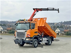 Scania G360 4x4 Wywrotka 4,10 m + PK11002 B + Pi