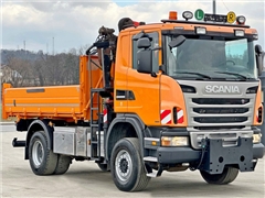 Scania G360 4x4 Wywrotka 4,10 m + PK11002 B + Pi