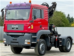 MAN TGA 18.480  Ciągnik siodłowy  HIAB 144 D-5 H