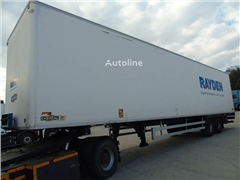 Naczepa furgon Chereau + rollers + 2x AXLE
