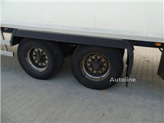 Naczepa furgon Chereau + rollers + 2x AXLE