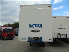 Naczepa furgon Chereau + rollers + 2x AXLE