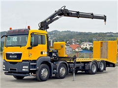 MAN TGS 35.360  LAWETA 7,70 m  HIAB 166 E - 2 HI