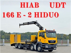 MAN TGS 35.360  LAWETA 7,70 m  HIAB 166 E - 2 HI