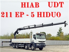 Renault Kerax 430 DXI  HIAB 211 EP-5 HIDUO + PILO