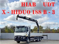 Renault C380  SKRZYNIA 6,80 m  HIAB X-HIDUO 188