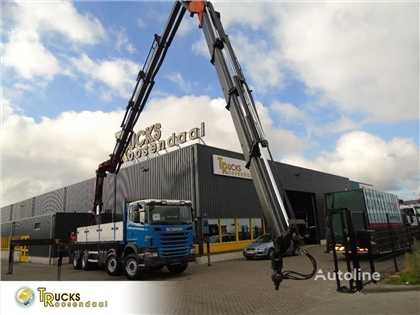 Scania G480 4 axle + palfinger crane PK74002 + JIB