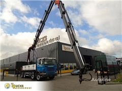Scania G480 4 axle + palfinger crane PK74002 + JIB