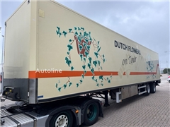 Naczepa furgon Burg 2-Axle Flowers/Blumen/Bloemen