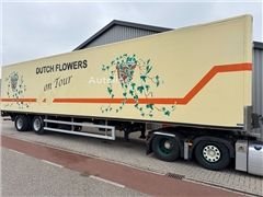 Naczepa furgon Burg 2-Axle Flowers/Blumen/Bloemen