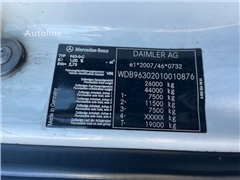 Śmieciarka Mercedes-Benz 2533 Antos 6x2 Faun Vario