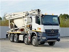 MERCEDES AROCS 3743  POMPA DO BETONU 25 m + PILOT