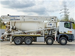 MERCEDES AROCS 3743  POMPA DO BETONU 25 m + PILOT