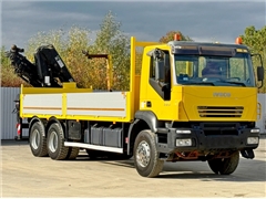 Iveco TRAKKER 380  WYWROTKA 7,10 m + HDS / 6x4