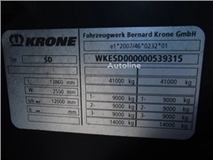 Naczepa furgon Krone 3xAXLE SAF