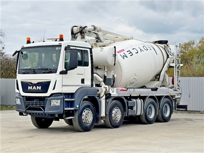 MAN TGS 35.400  POMPOGRUSZKA 25,5 m / 8x4 + PILOT