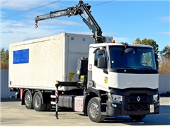 RENAULT  T380  PLANDEKA 6,80 m  FASSI F120B.2.22