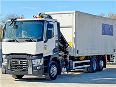 RENAULT  T380  PLANDEKA 6,80 m  FASSI F120B.2.22