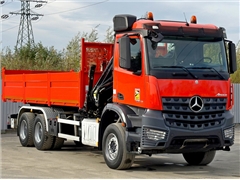 Mercedes AROCS 2640  SKRZYNIA 6,50 m  HIAB 144 B